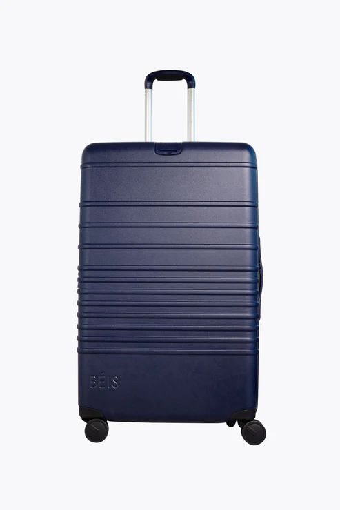 The Carry-On Check-In Roller in Navy/CARRY-ON | Beis | New Arrivals