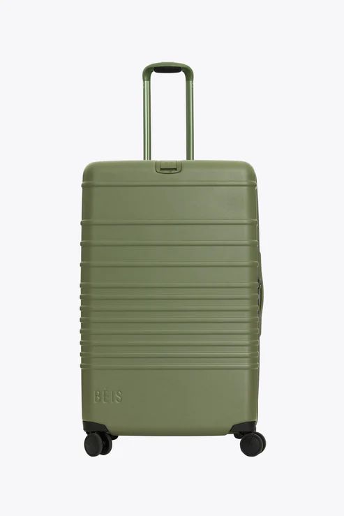 The Carry-On Check-In Roller in Olive/CARRY-ON | Beis | New Arrivals