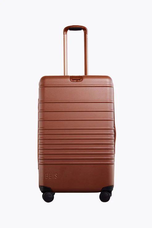 The Carry-On Check-In Roller in Maple/CARRY-ON | Beis | New Arrivals