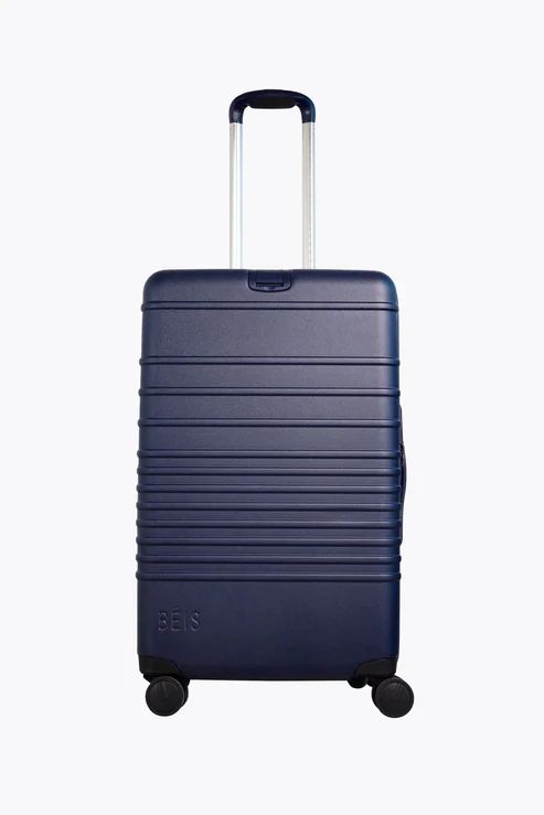 The Carry-On Check-In Roller in Navy/CARRY-ON | Beis | New Arrivals