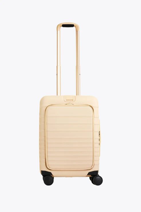 The Front Pocket Carry-On in Beige/29"ROLLER | Beis | New Arrivals