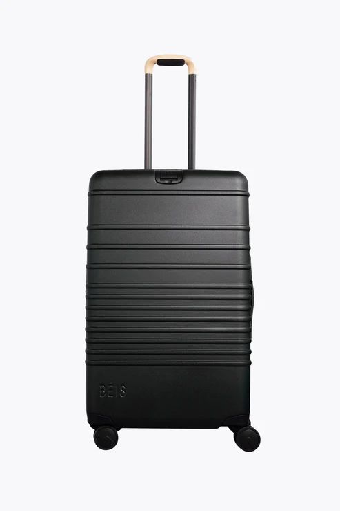 The Carry-On Check-In Roller in Black/CARRY-ON | Beis | New Arrivals