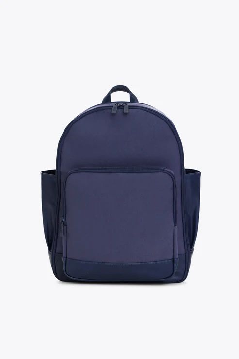 The Backpack in Atlas Pink-Navy | Beis | New Arrivals