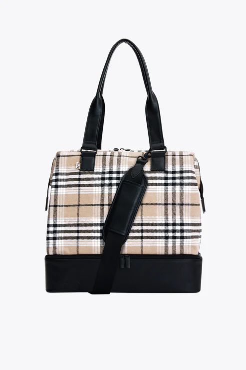 The Mini Weekender in Plaid-Plaid | Beis | New Arrivals